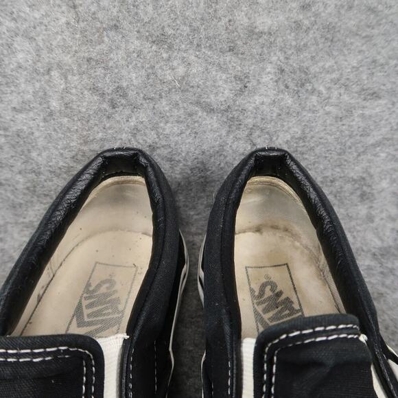 Vans Shoes Womens 9 Sneakers Classic Slip On Skate Canvas Black Casual Active - Picture 3 of 14